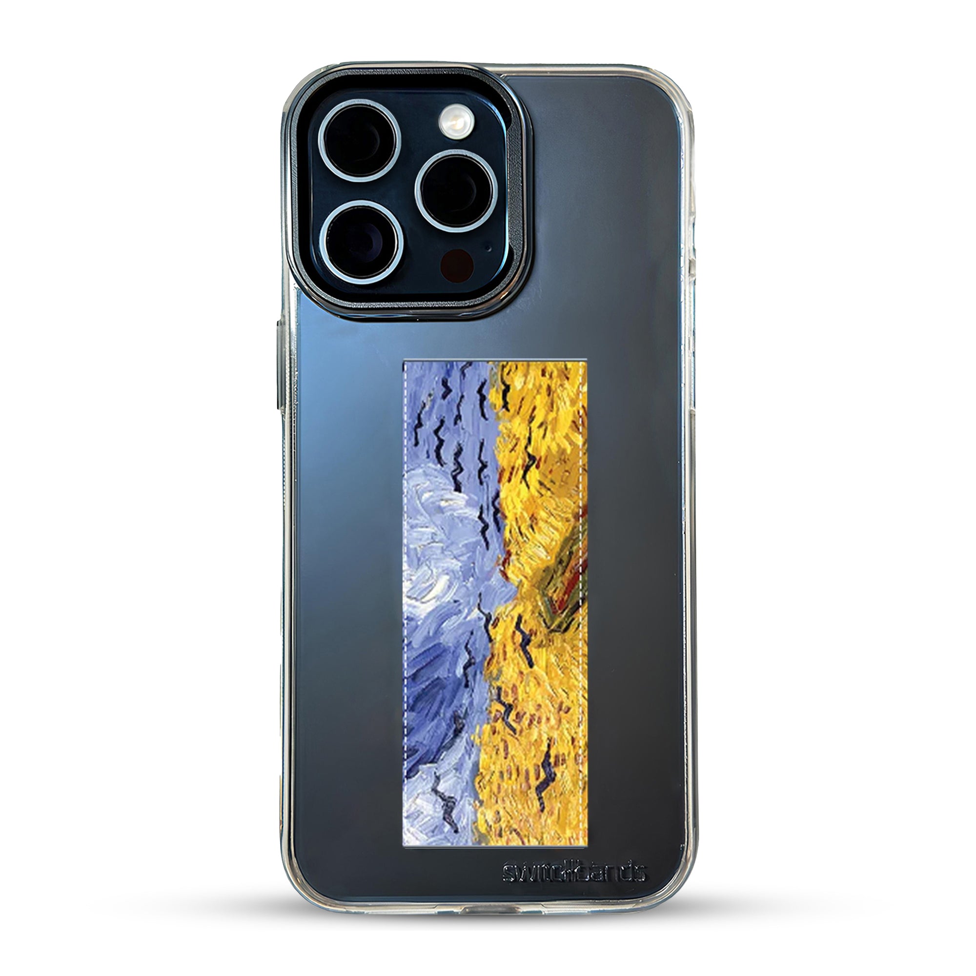 Phone grip strap - blue popsocket