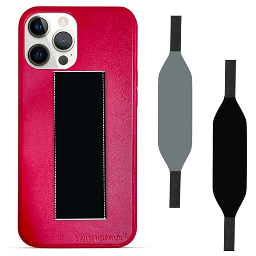 Switch Bands red iPhone case with black strap