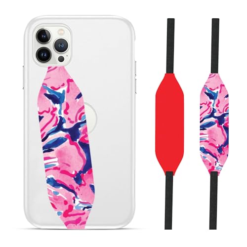 Monogrammed Lilly Pulitzer Bath Pattern Phone Grip Holder - Switch Bands