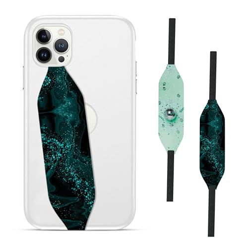 Abstract blue green network Phone Grip - Switch Bands