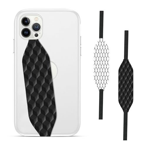 Black Check Phone Grip Holder - Switch Bands