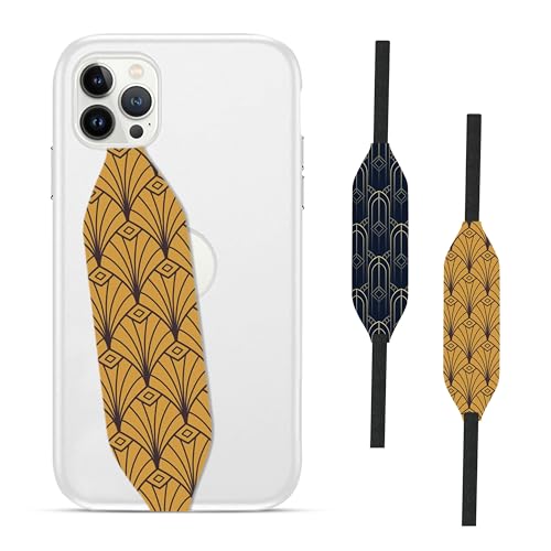 Art Deco Gold Leaf Phone Grip Holder - Switch Bands
