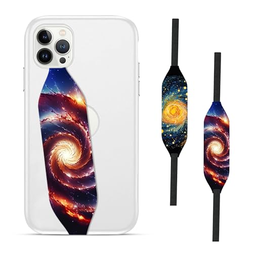 Spiral galaxy glow Phone Grip Holder - Switch Bands