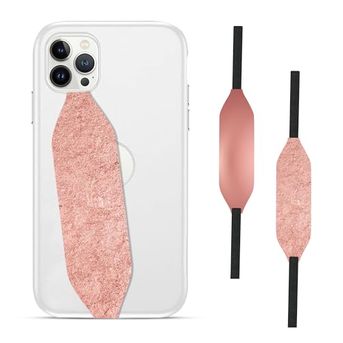 Pink shiny textured Phone Grip Holder - Switch Bands