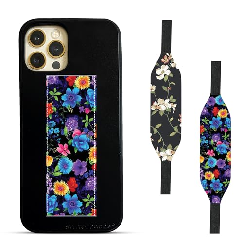 vintage and Blossom black iPhone Case with Strap - Switch Bands