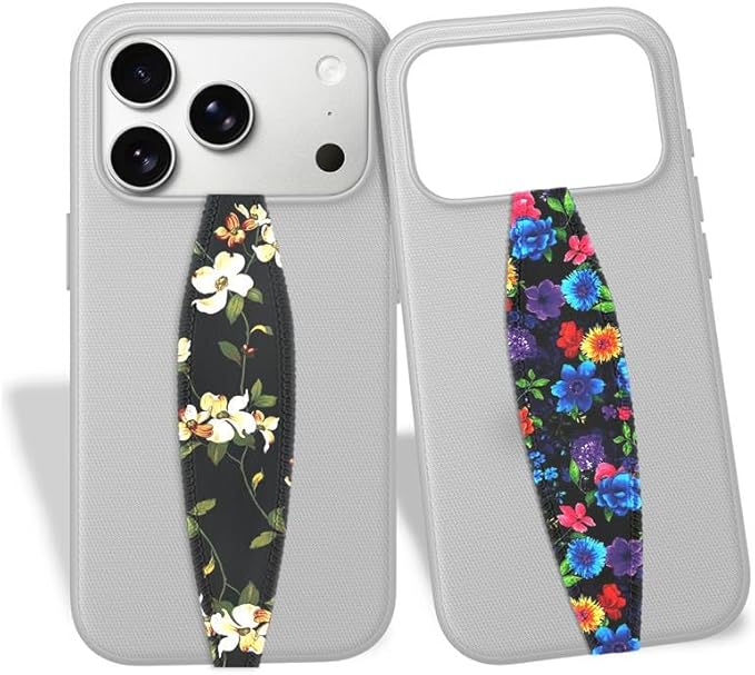 Universal Phone Grip Strap - Flowers