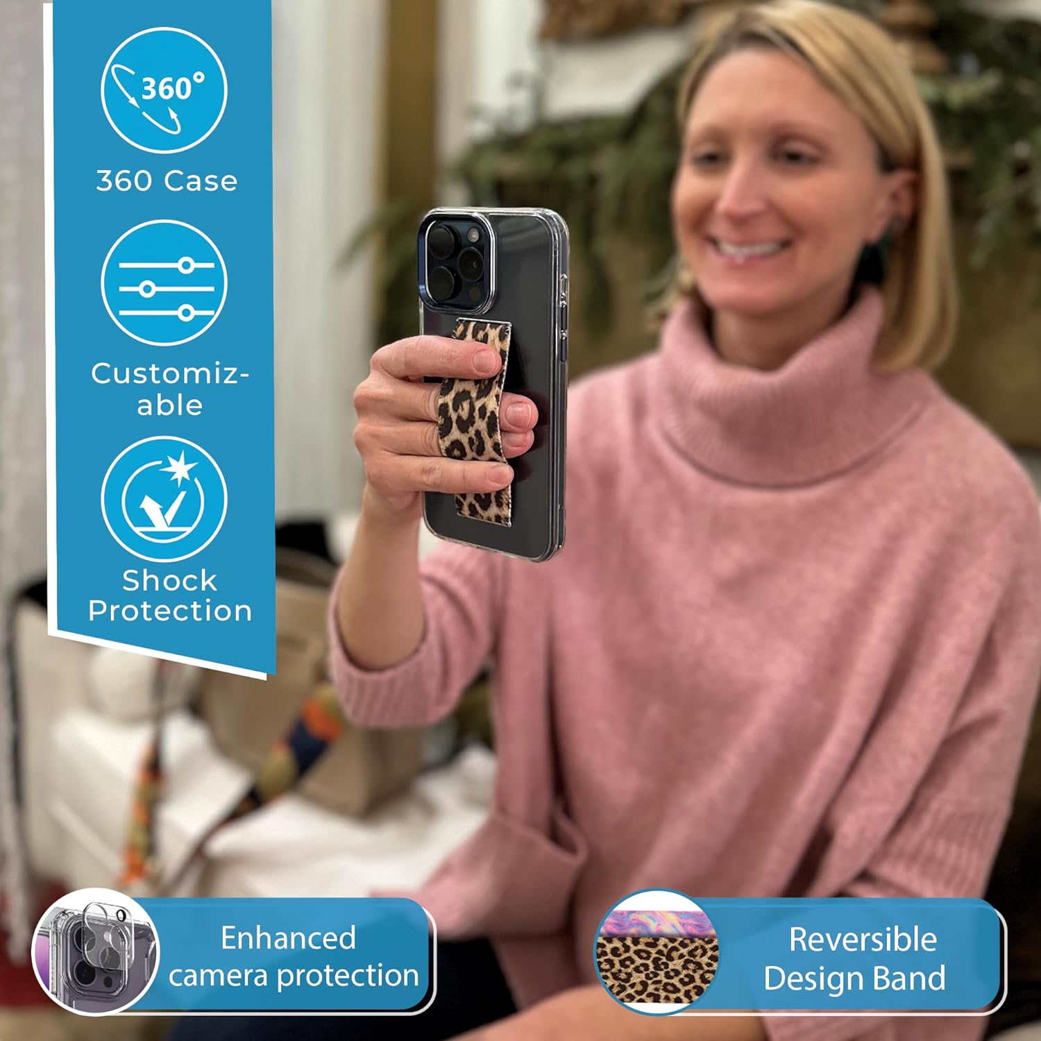 iPhone Cover with Strap