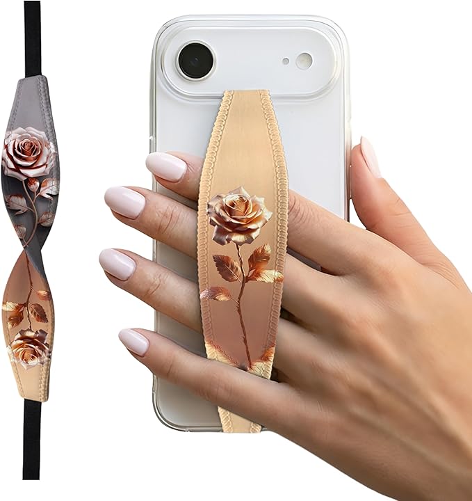 Universal Phone Grip Strap - Tidepool Rave Confetti