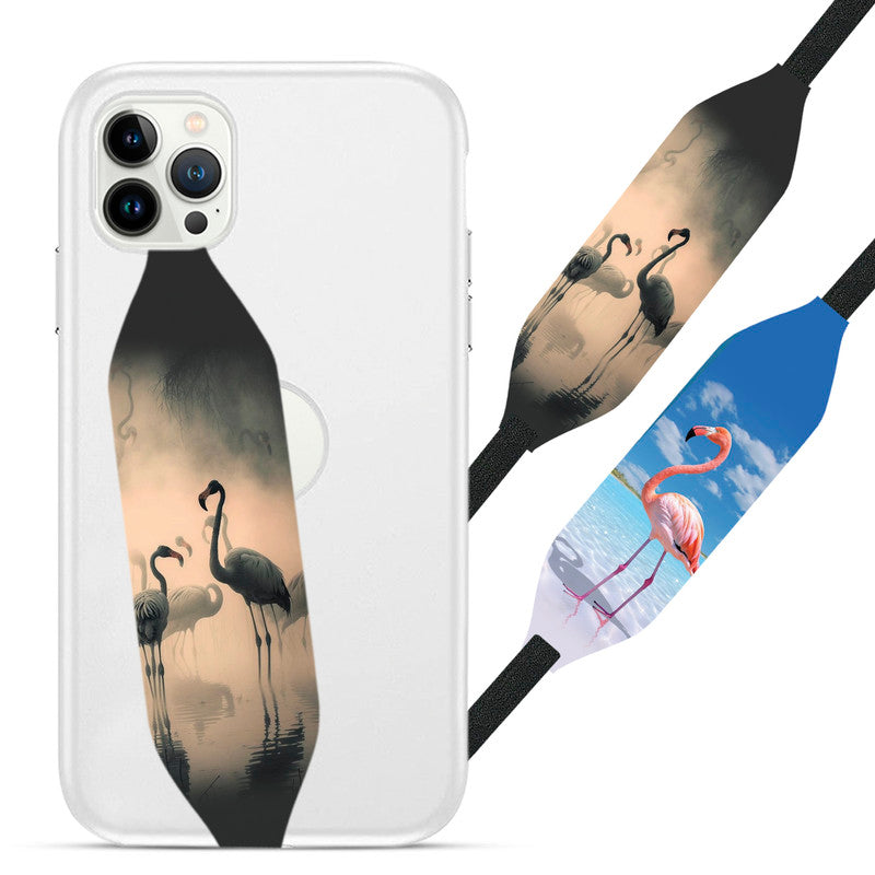 Andean Flamingo Phone Holder Strap - Switch Bands