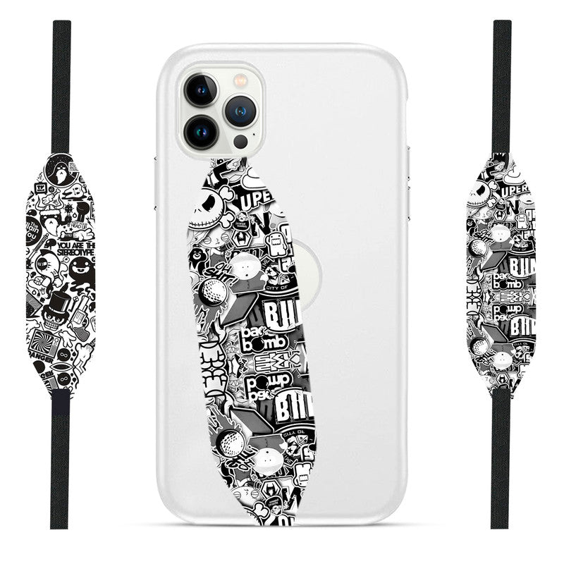 cartoon doodle Phone Strap - Switch Bands