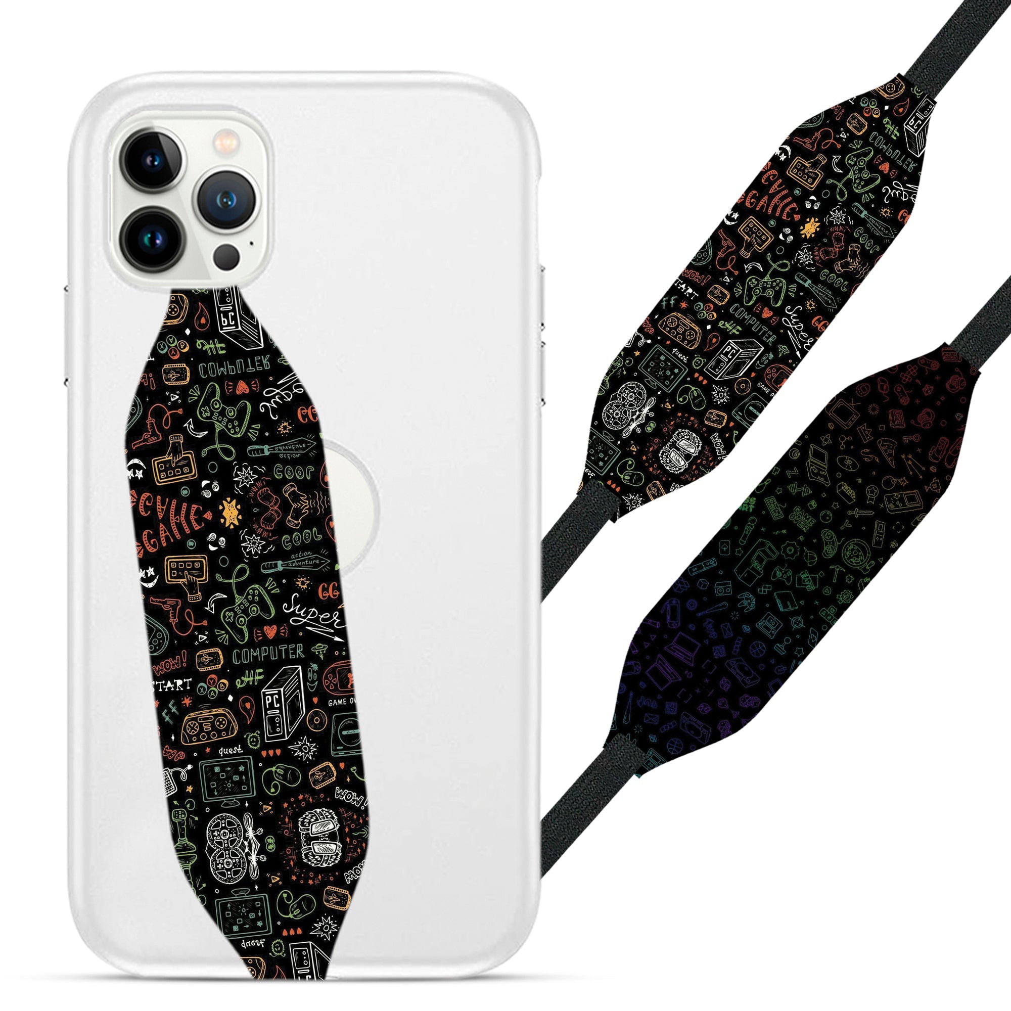 video game pattern strap for phone - Switch Bands