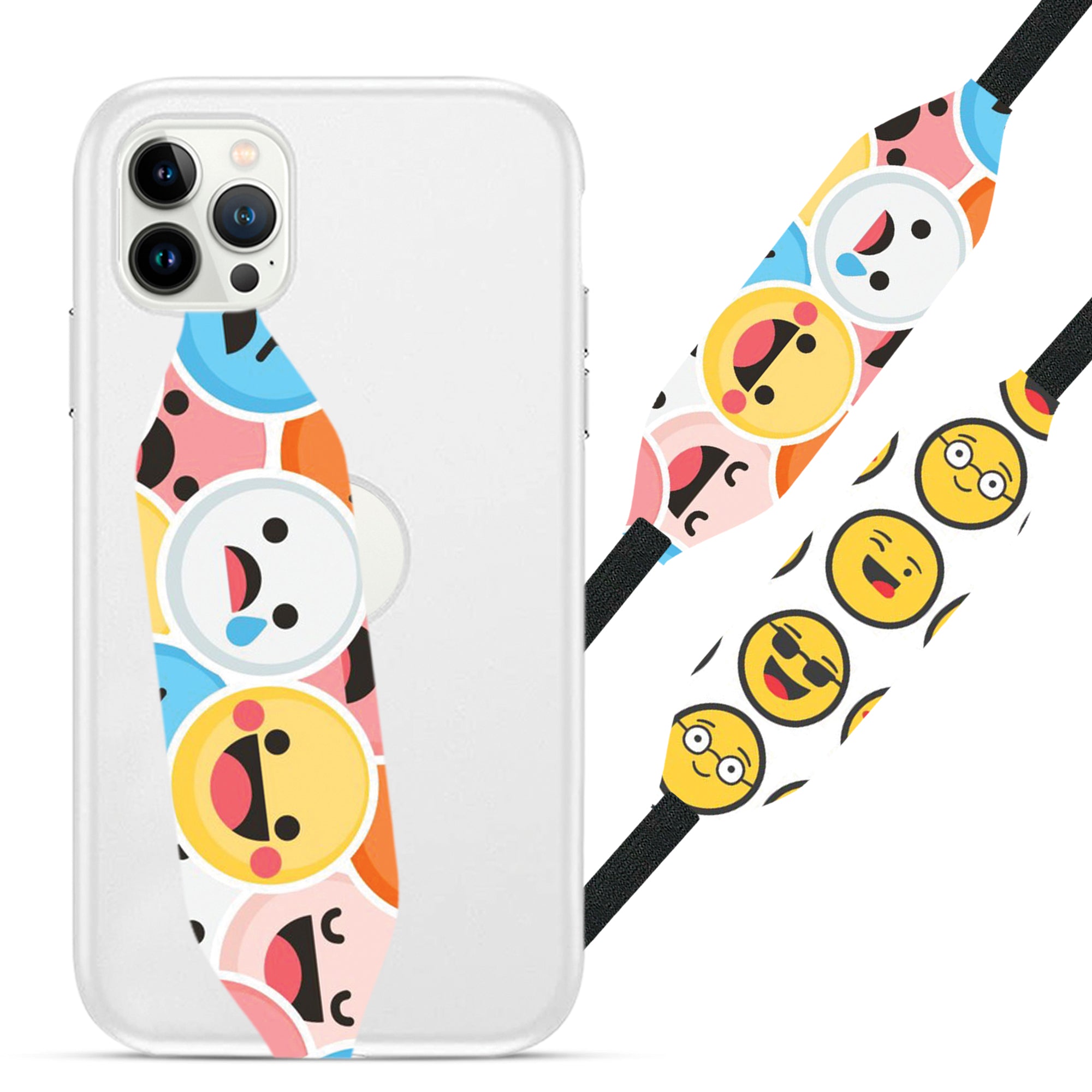 emoji Wrist Phone Strap - Switch Bands