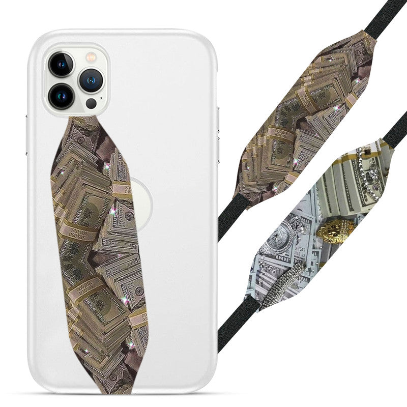 Money design phone grip strap - Switch Bands