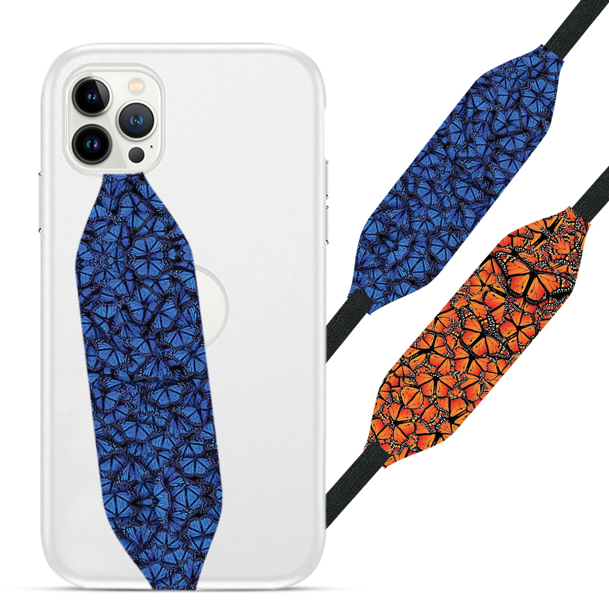 Butterfly Pattern Phone Grip Strap | Switchbands - Switchbands