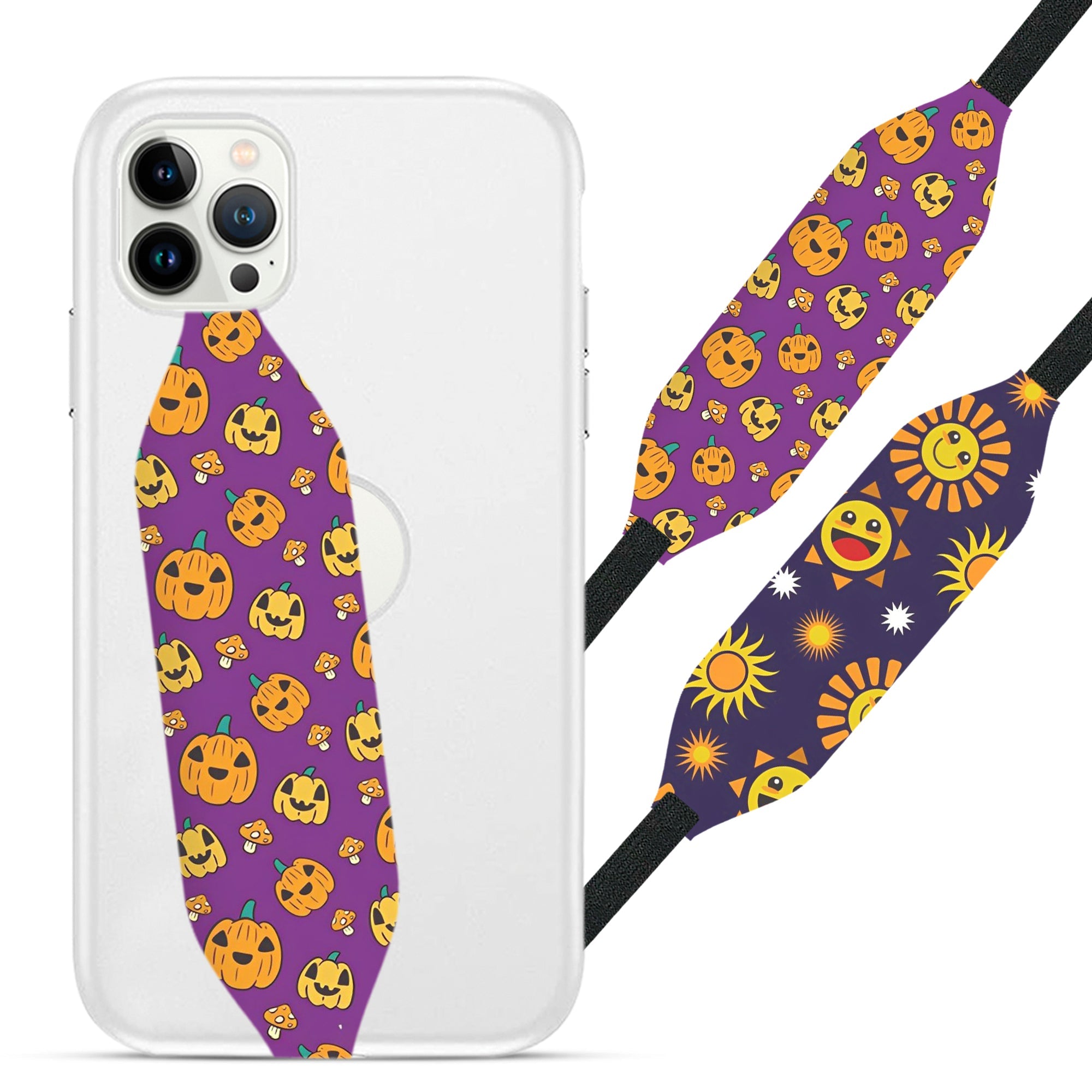 Halloween Orange Toon Art Strap loop - Switch Bands