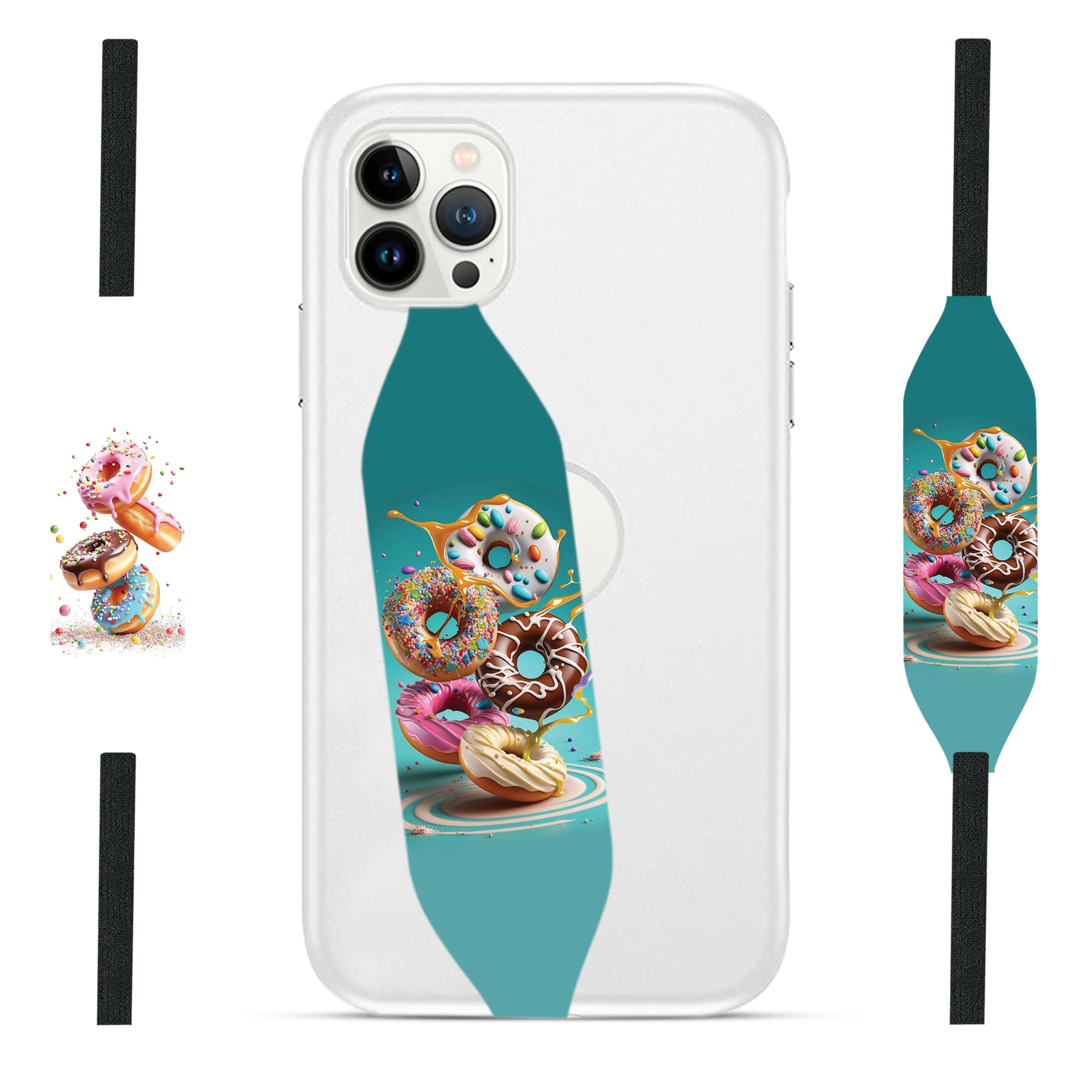 Choco Doughnut  Phone Strap - Switch Bands