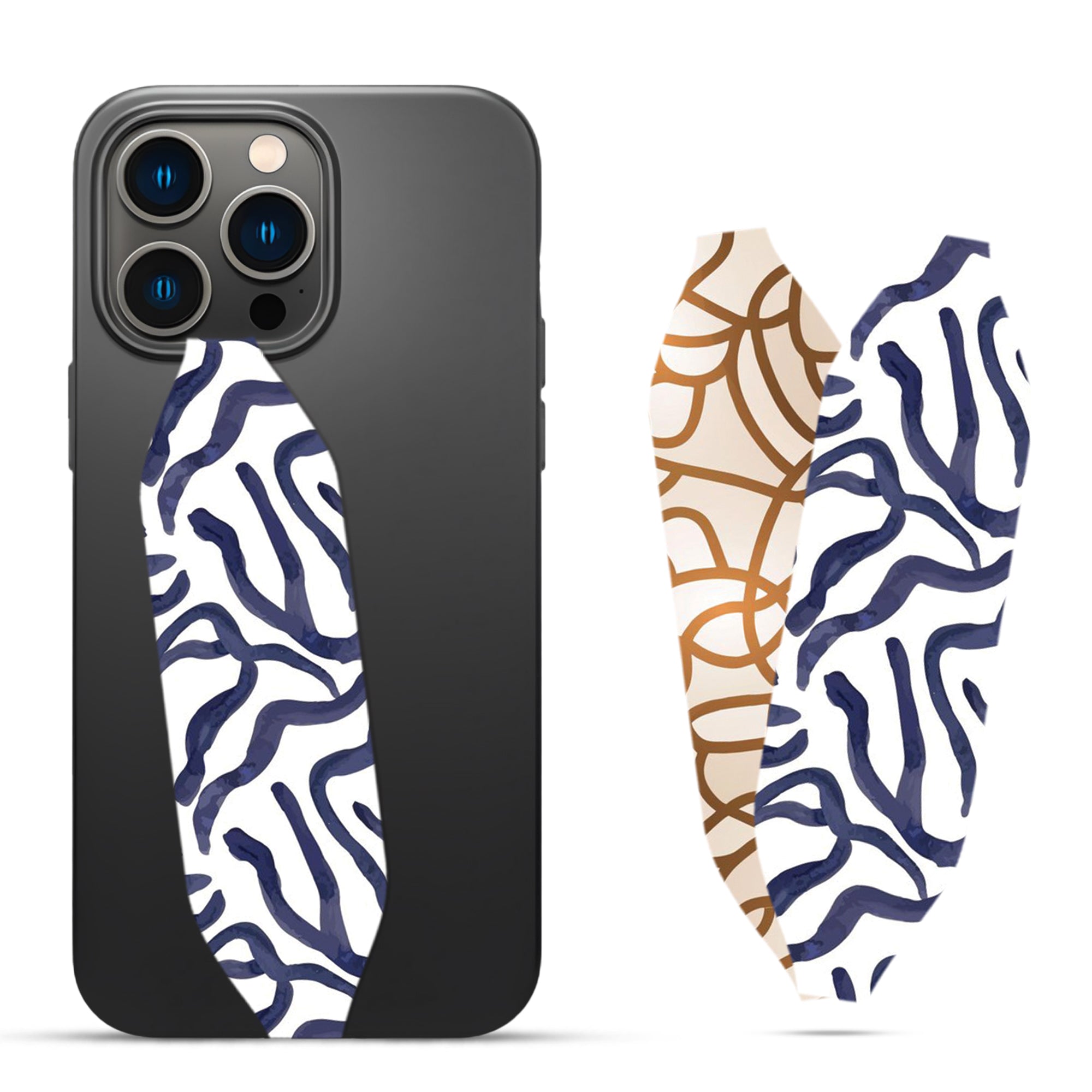 Zebra Art Phone Strap Grip - Switch Bands