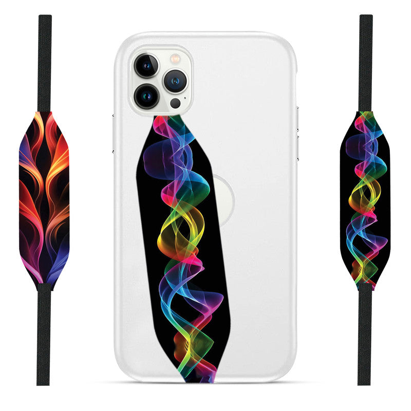 Colorful smoke light sparkles Phone Holder Strap - Switch Bands