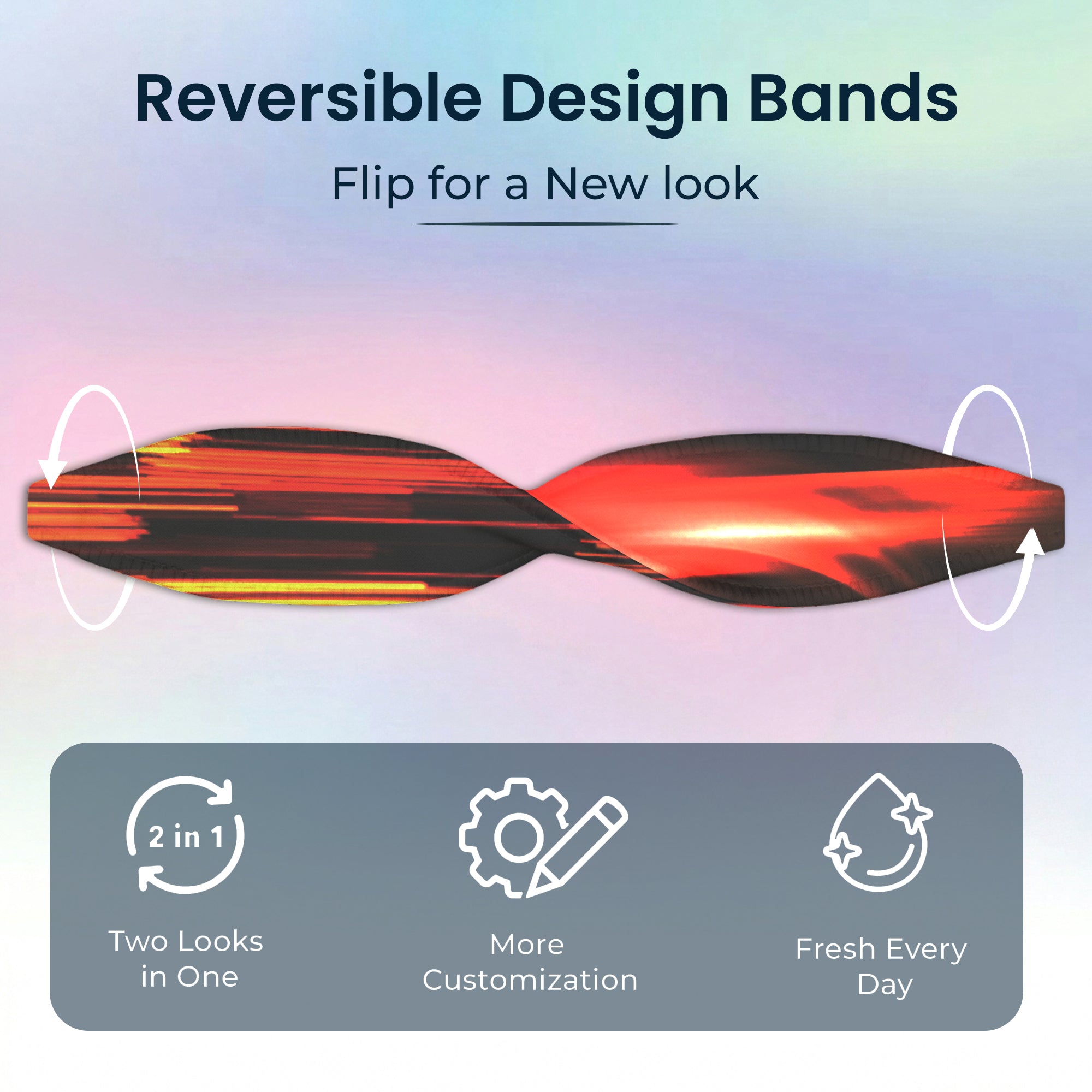Neon Orange Phone Grip Strap | Adhesive-Free | Switchbands