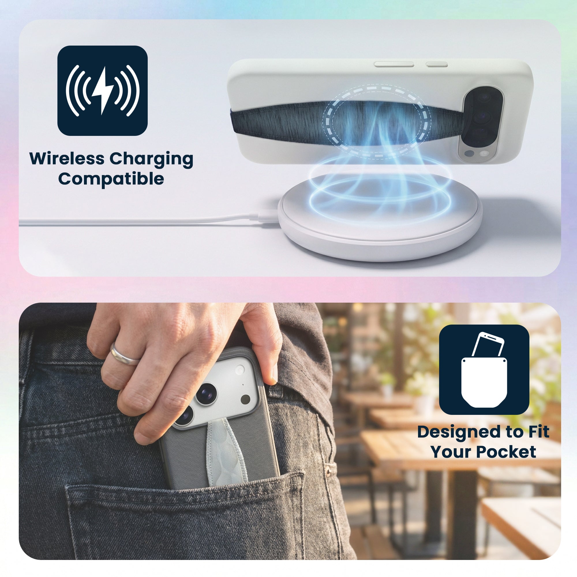 Sherbert Sunset Phone Grip Strap | Adhesive-Free | Switchbands