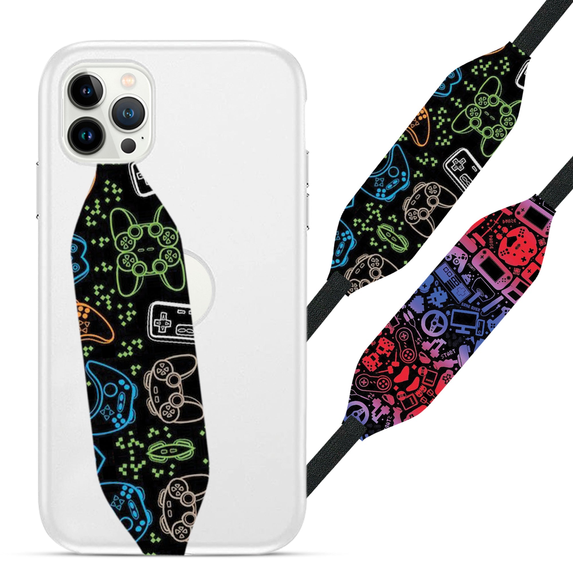 video game pattern strap for phone - Switch Bands