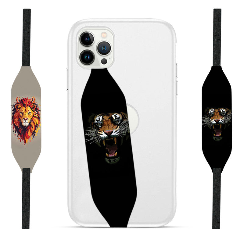 Lion Art Animation Phone Grip - Switch Bands