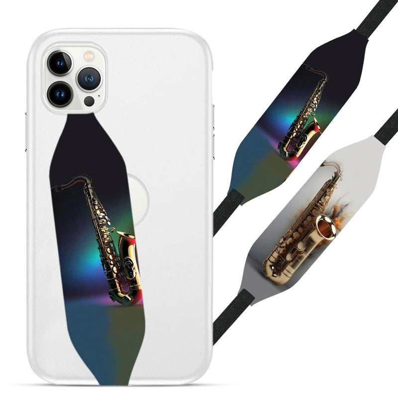 Saxophone Strap on Phone Case - Switch Bands