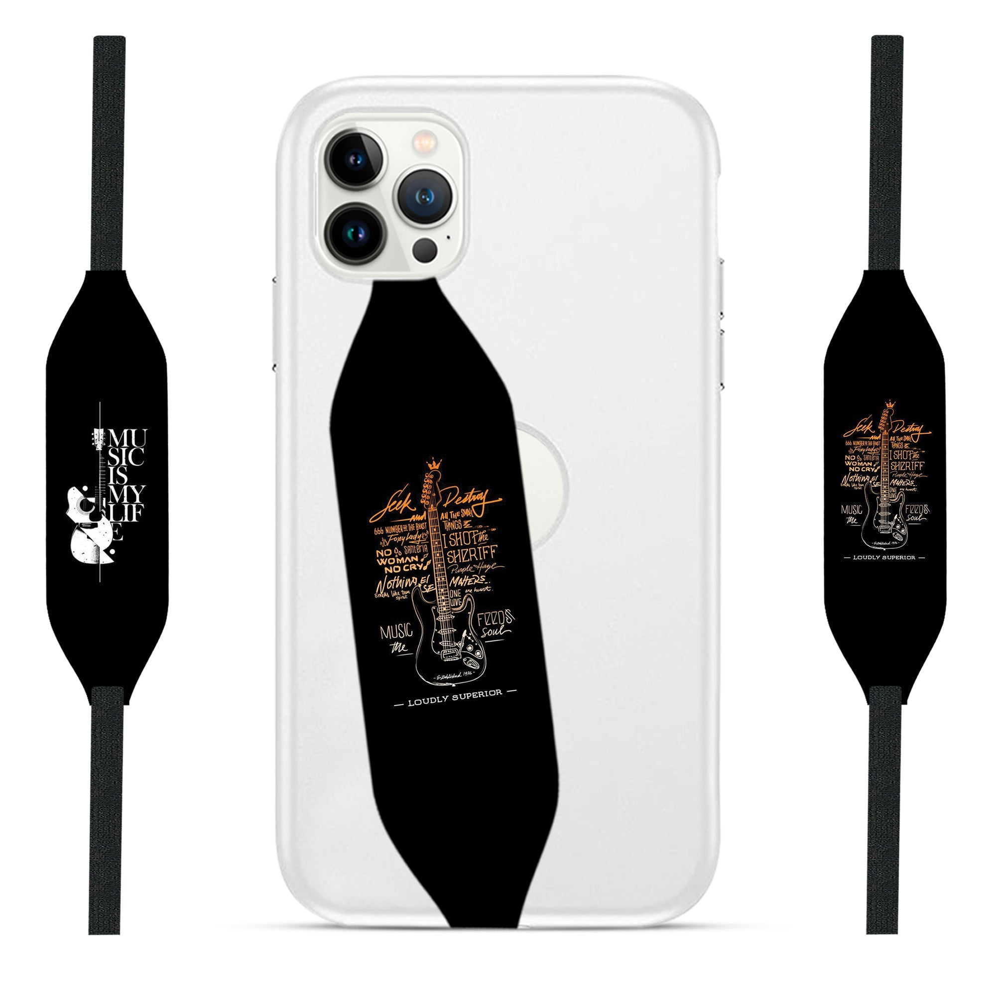 Music For The Soul Cell Phone Strap - Switch Bands