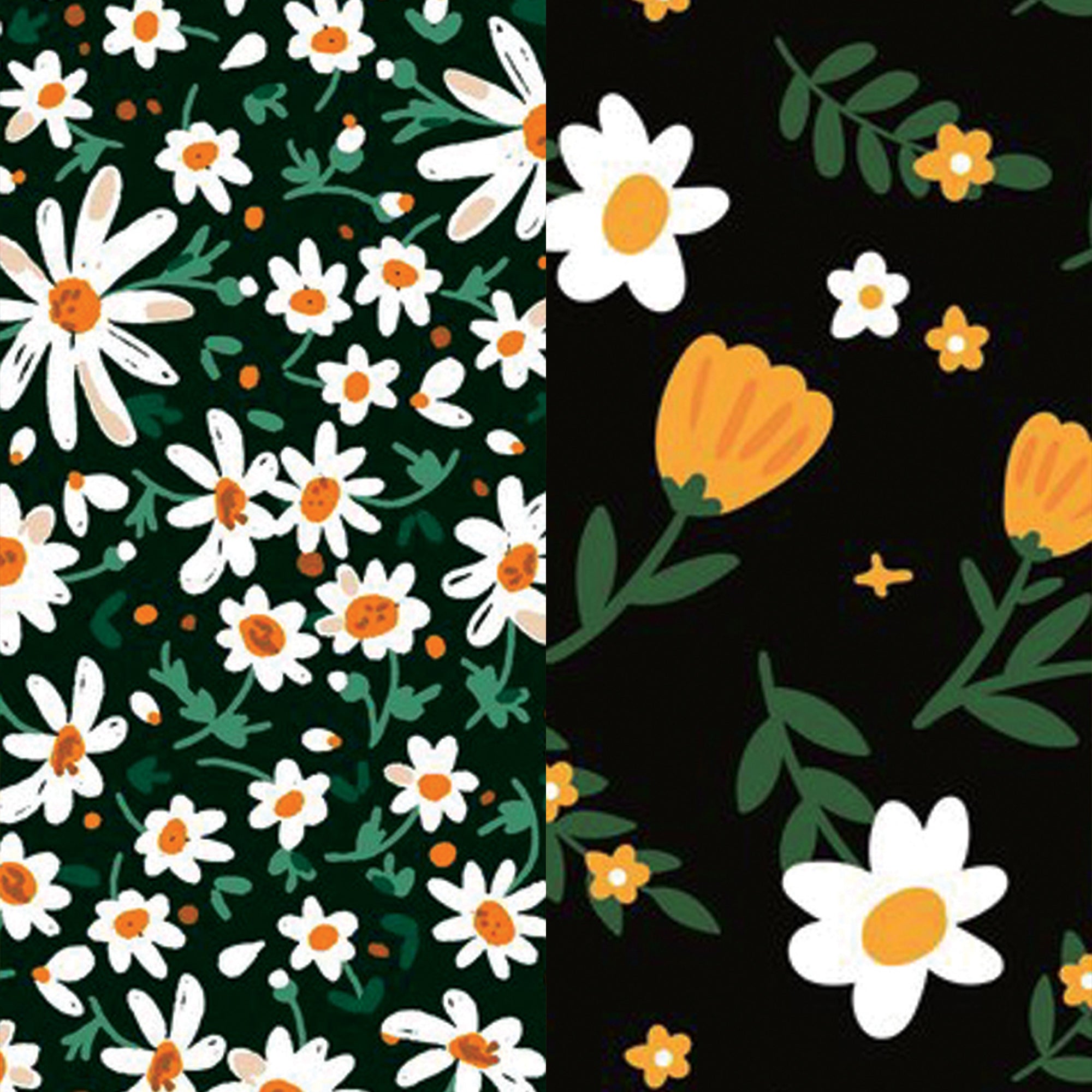 Daisy black Strap Loop - Switch Bands