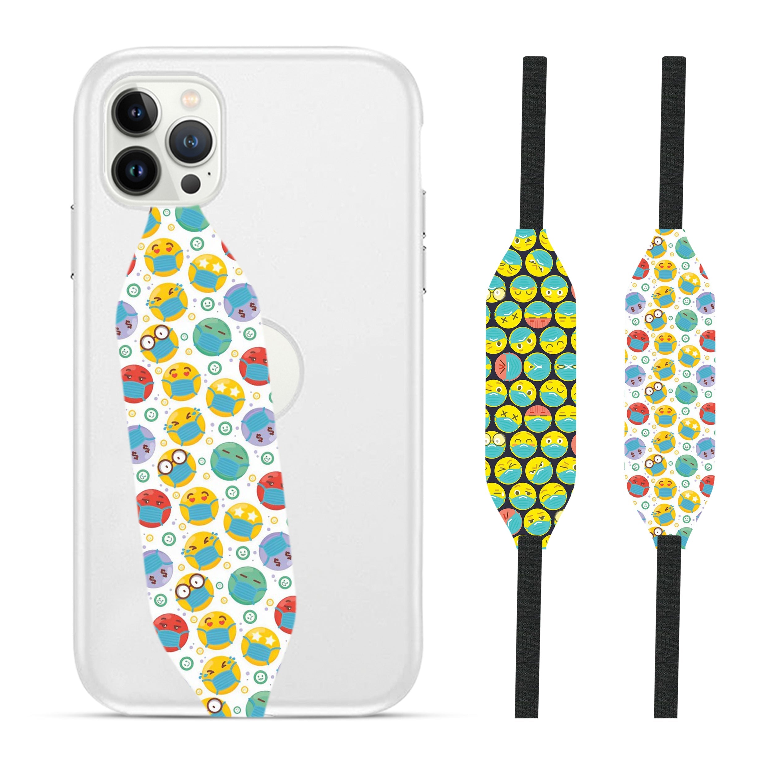 Cute Duck Background Cell Phone Strap - Switch Bands