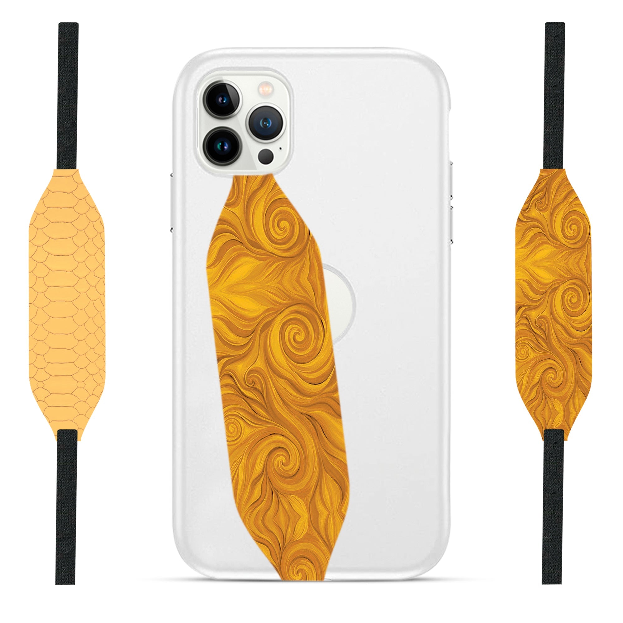 golden rich Texture iPhone Strap - Switch Bands