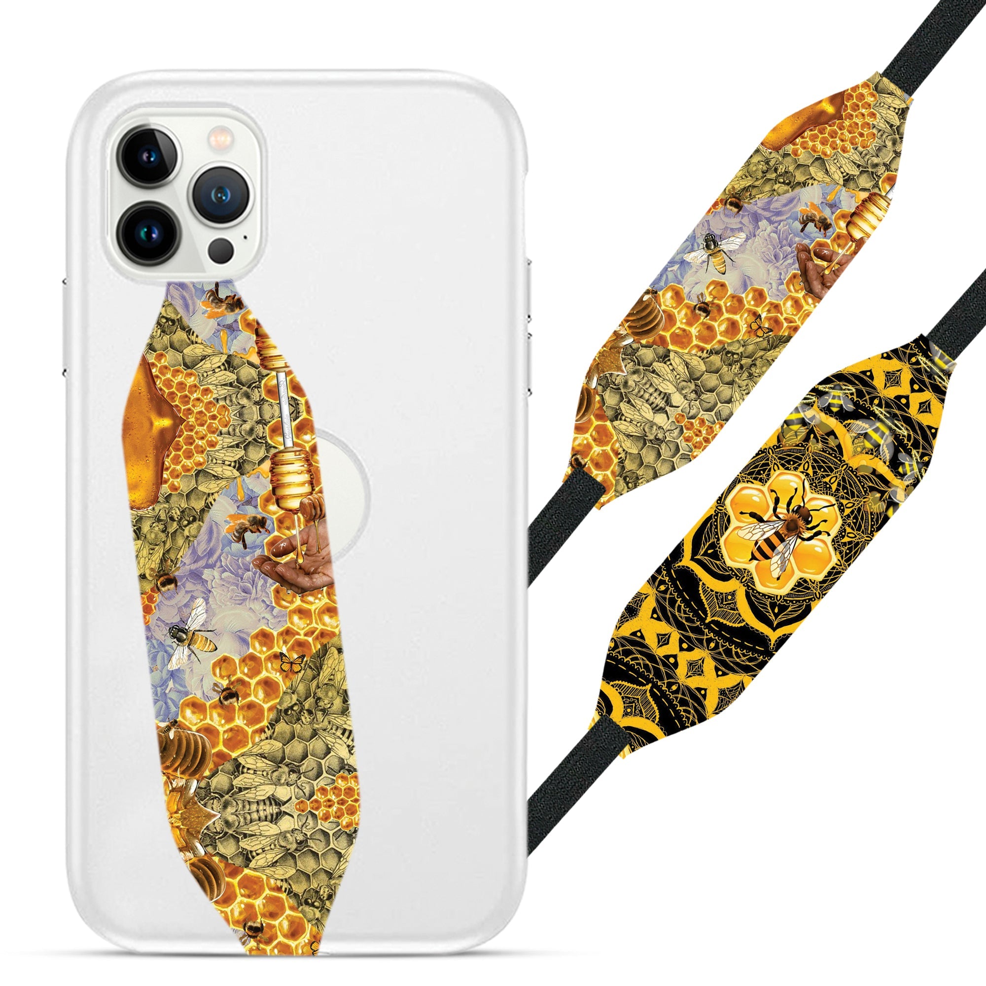 Honey Bee Hive Art iPhone Strap - Switch Bands
