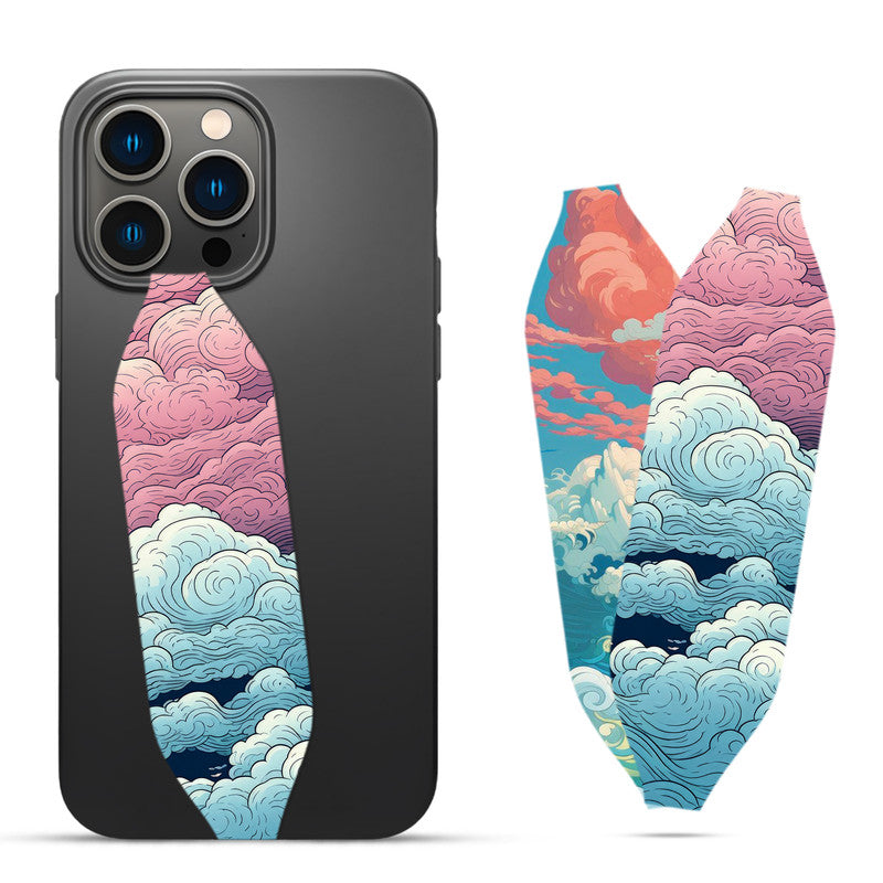 clouds animation Phone Case With Strap - Switch Bands