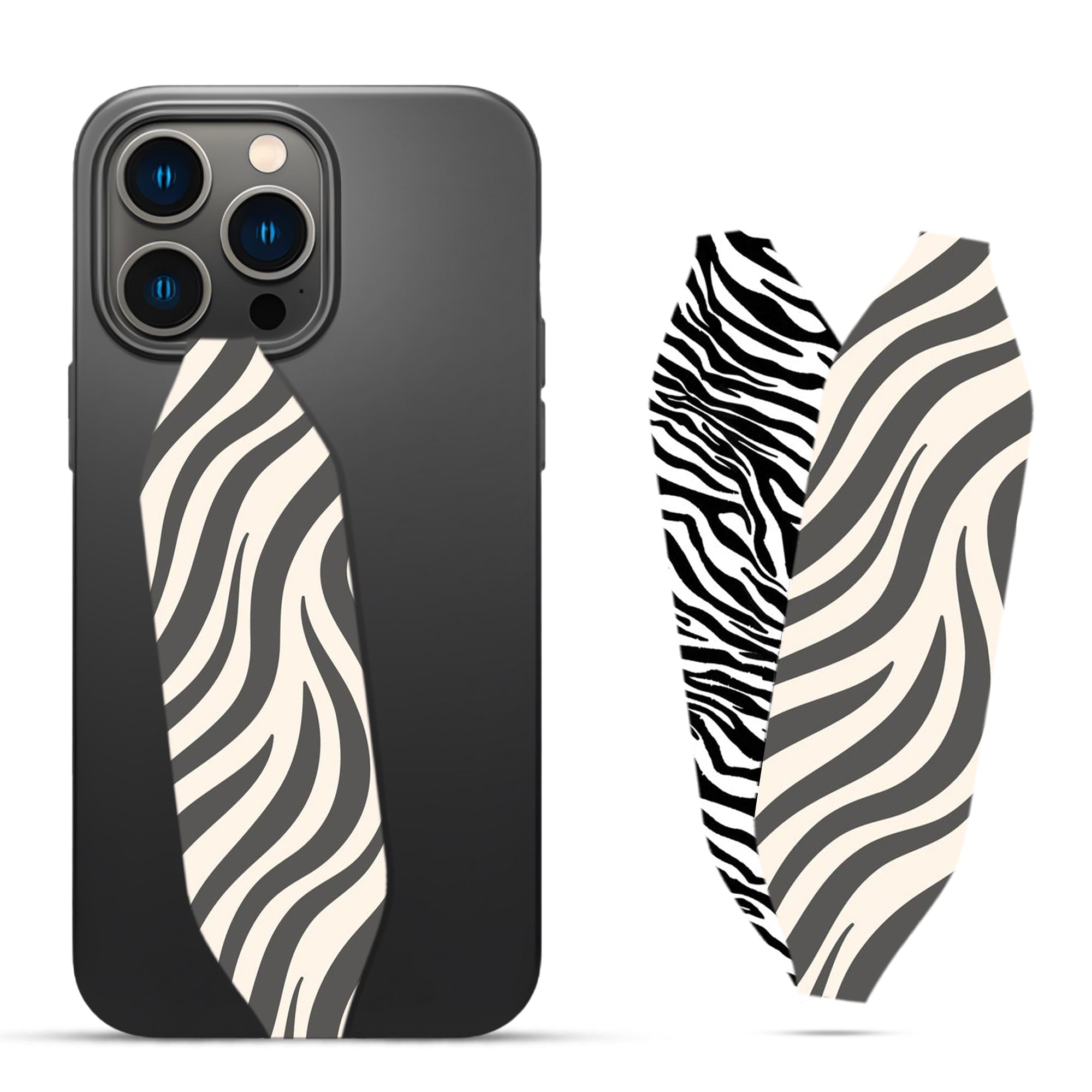 Zebra print Pattern loop strap - switch bands
