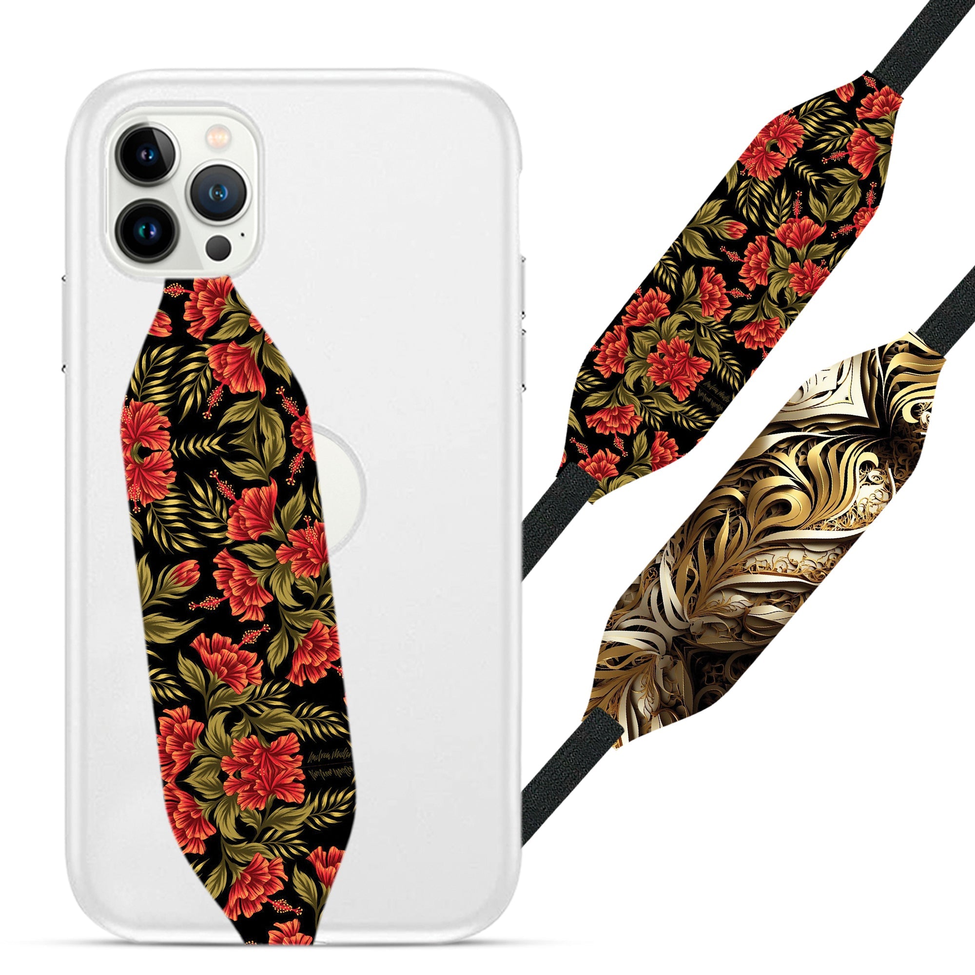 Beautiful Flower pattern Design Phone Strap - Switch Bands