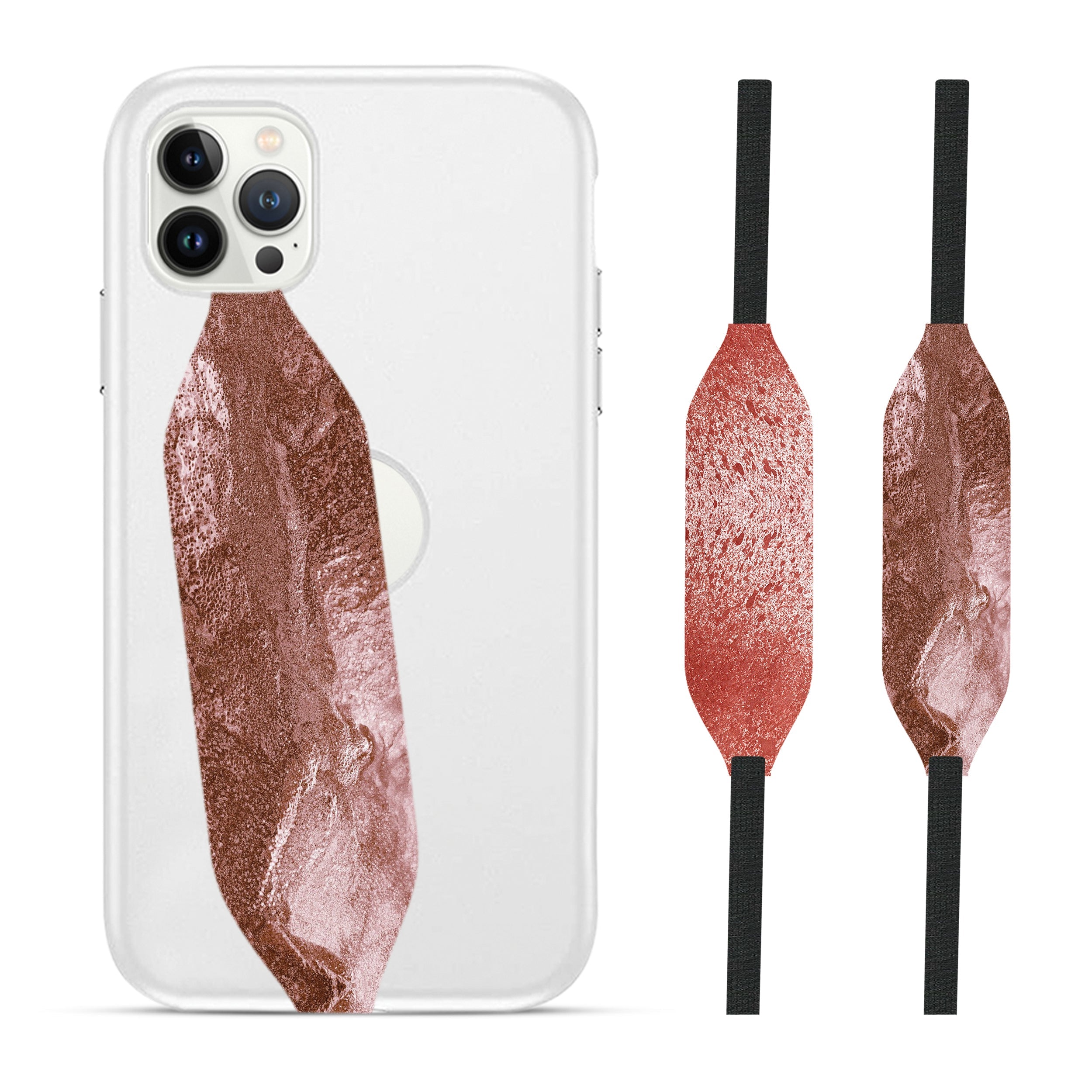 Foil Rose Gold strap loop - Switch Bands