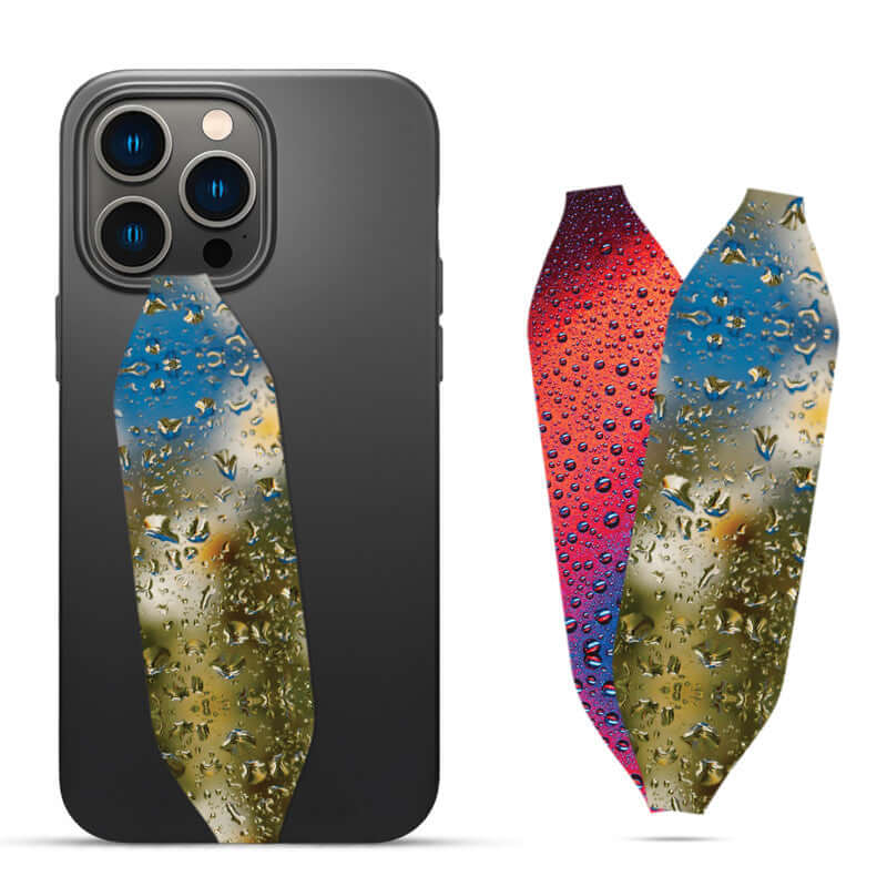 Rainy Glass Aesthetic Loopy Case Grip Strap - Switch Bands