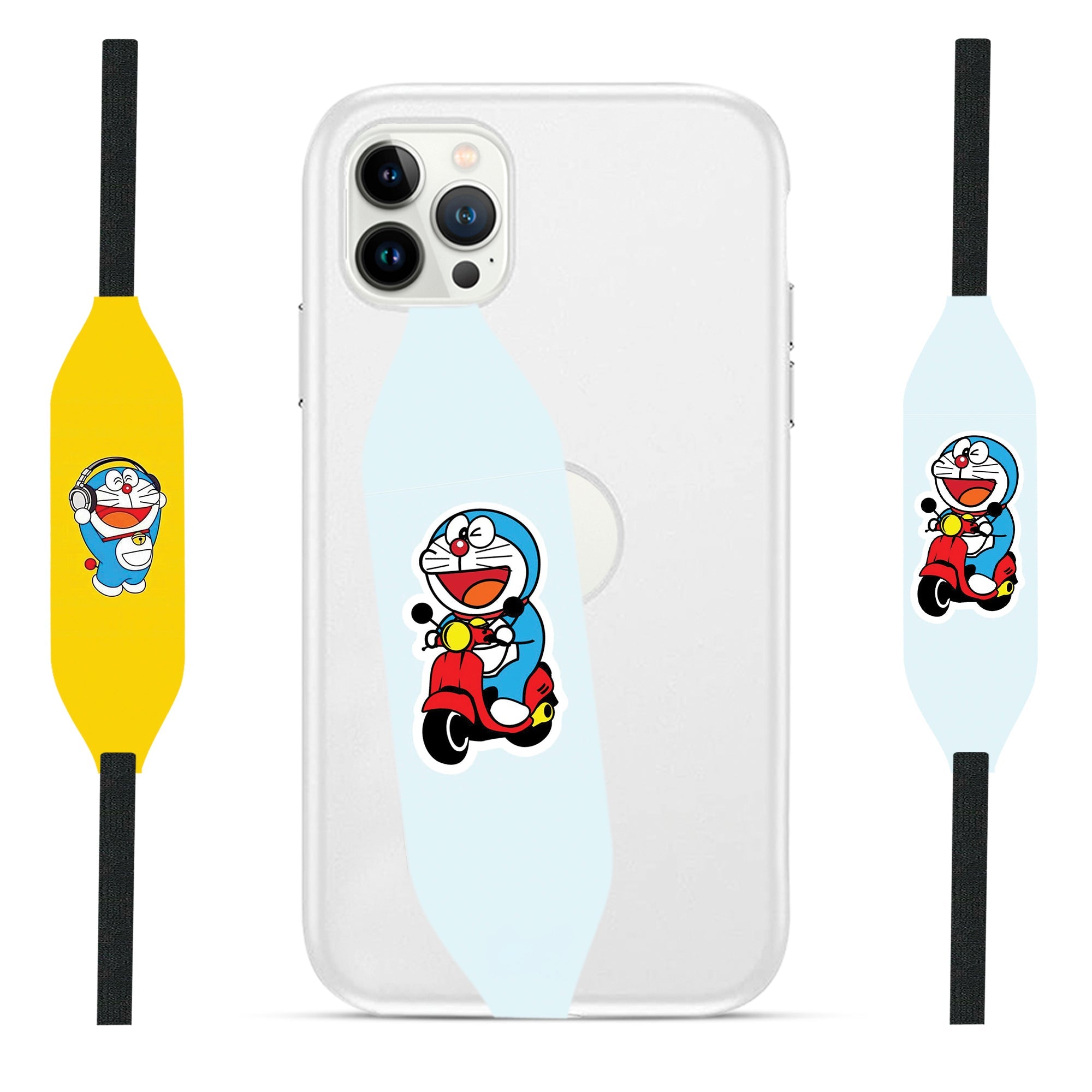 Doraemon Toon Art Grip For Phone - Switch Bands