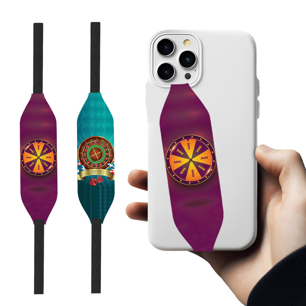 Gambling Wheel iPhone Wrist Strap - switch bands