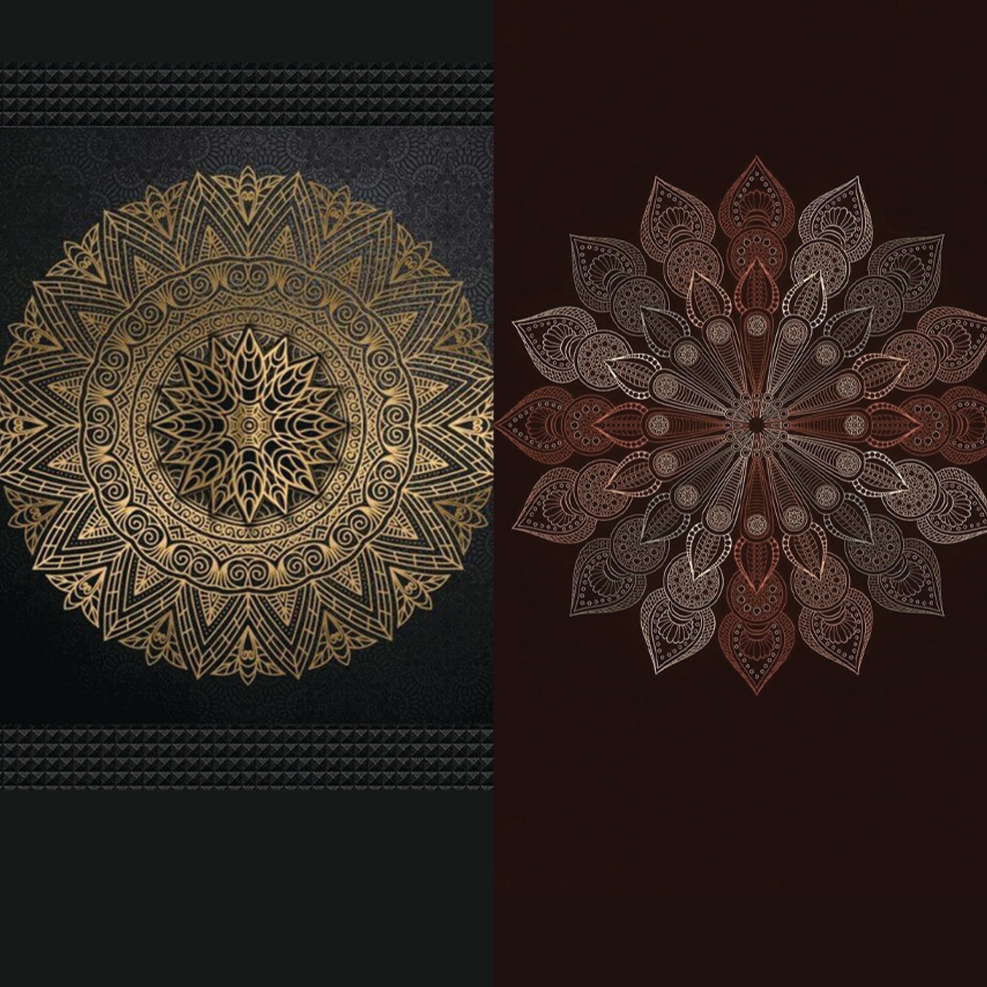 brown mandala Phone Case With Strap - Switch Bands