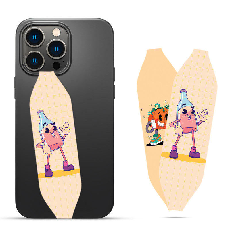 Hand drawn beer cartoon iPhone case strap - Switch Bands
