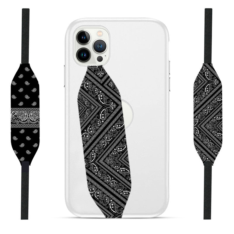Black Bandana iPhone Case With Loop - Switch Bands