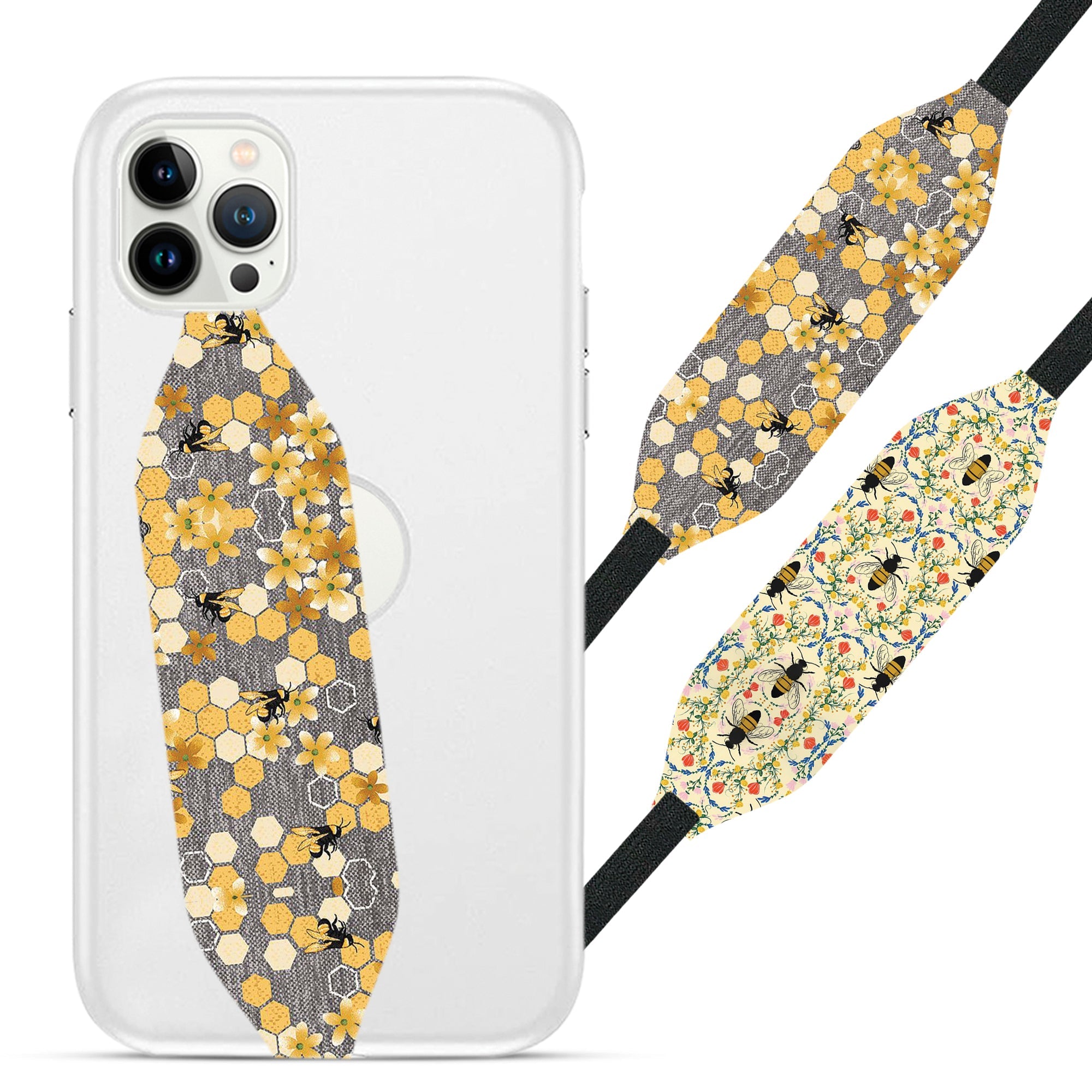 Bees And Honeycomb Flower iPhone Strap - Switch Bands