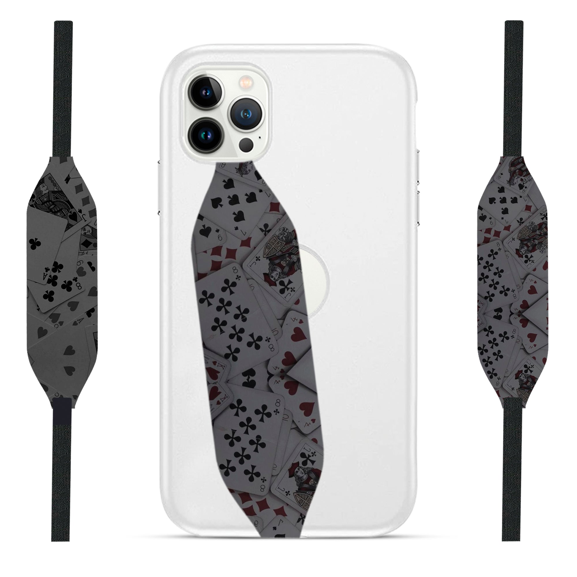 Ace of Spades Cards Phone Case with Strap - Switch Bands