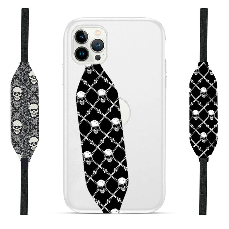 Skull Black Soft phone loop - Switch Bands