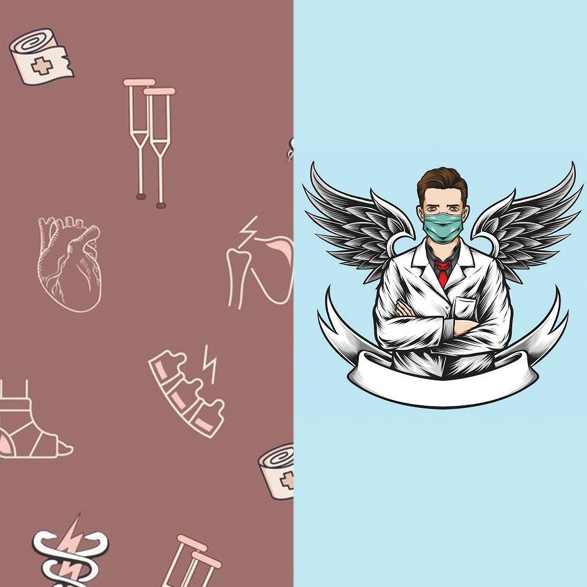 Angel Doctor phone case with strap - Switch Bands