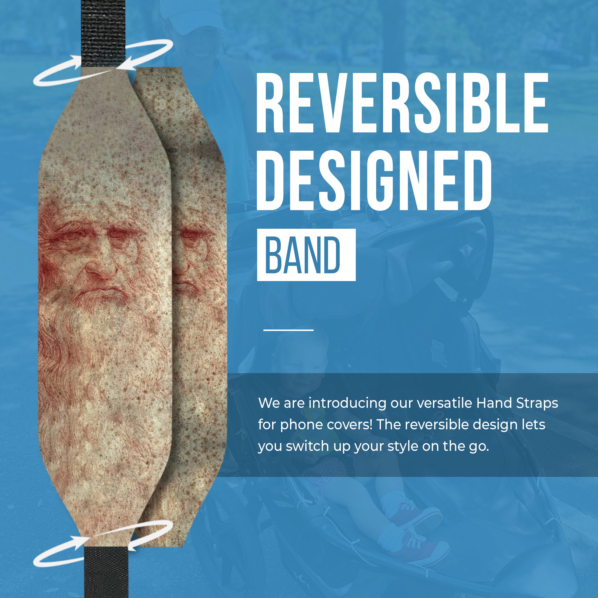 Leonardo Davinci Reversible Designed Band - Switch Bands