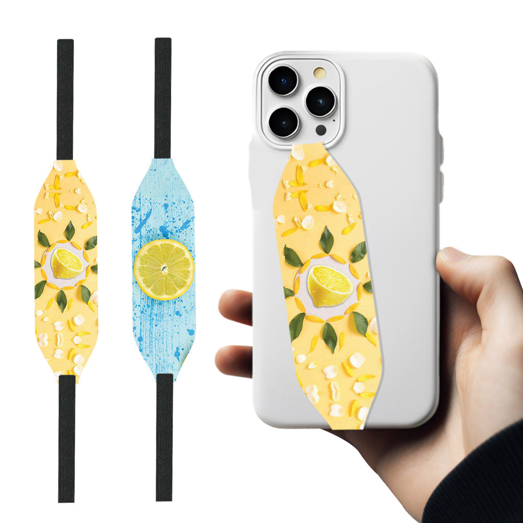 Lemon grip strap with iPhone cases - Switch Bands