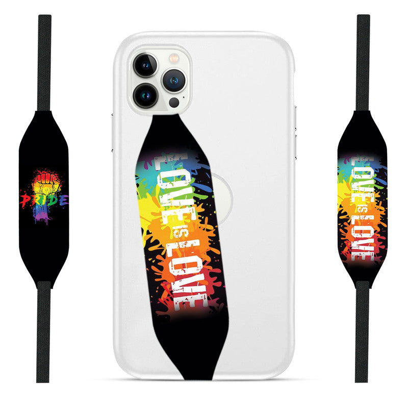 Love is love LGBTQ gay pride Phone Holder Strap - Switch Bands