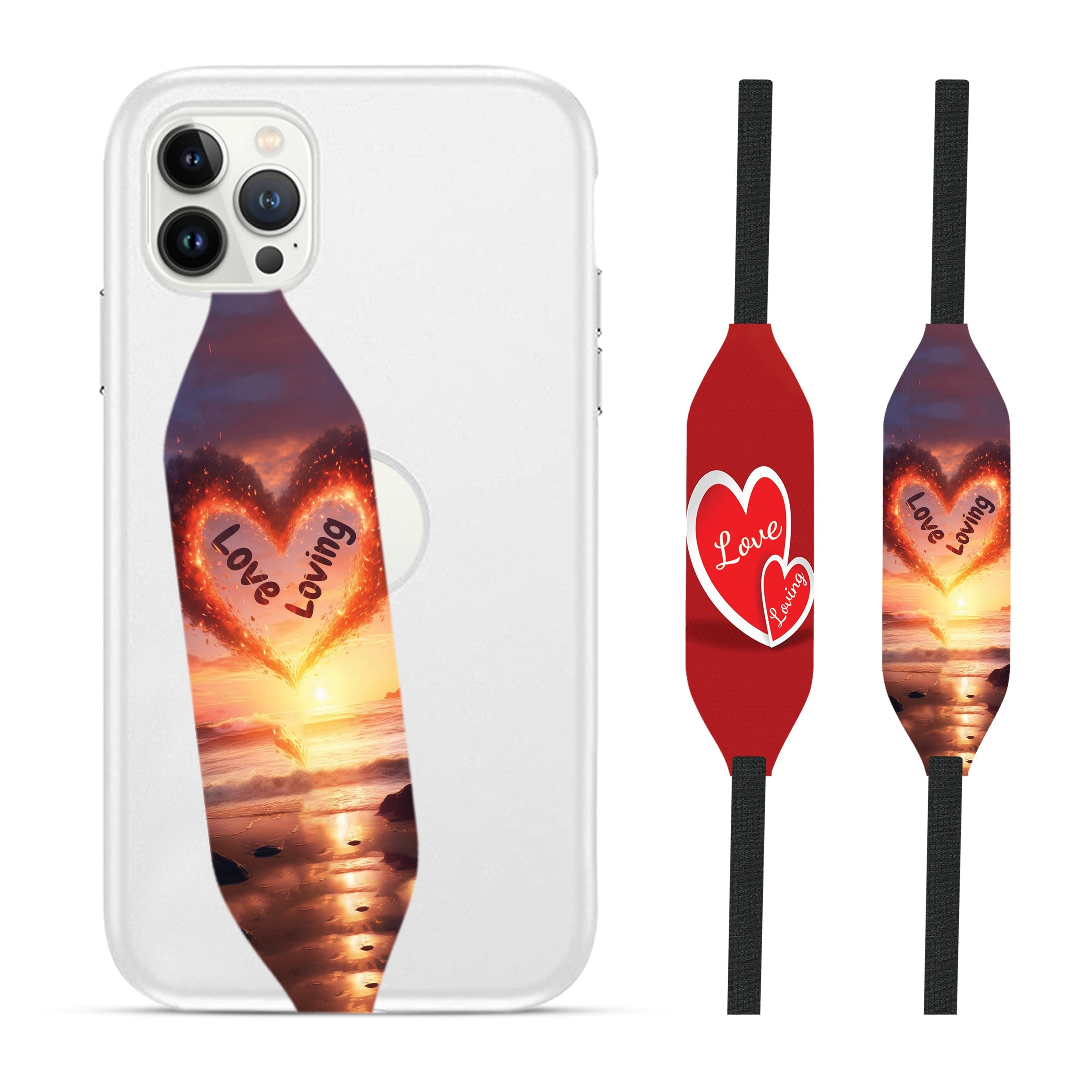 love loving iPhone Wrist Strap - switch bands